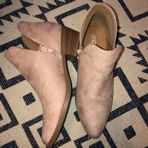 Pink booties size 6.5